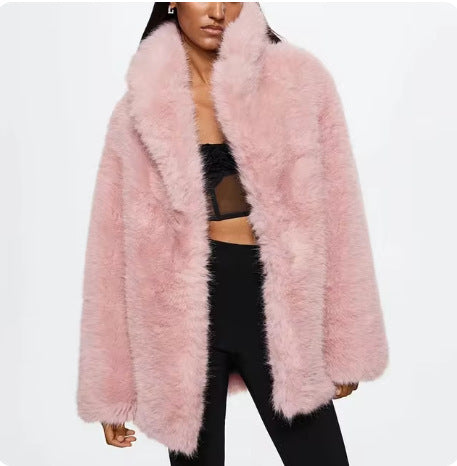 Warm furcoat