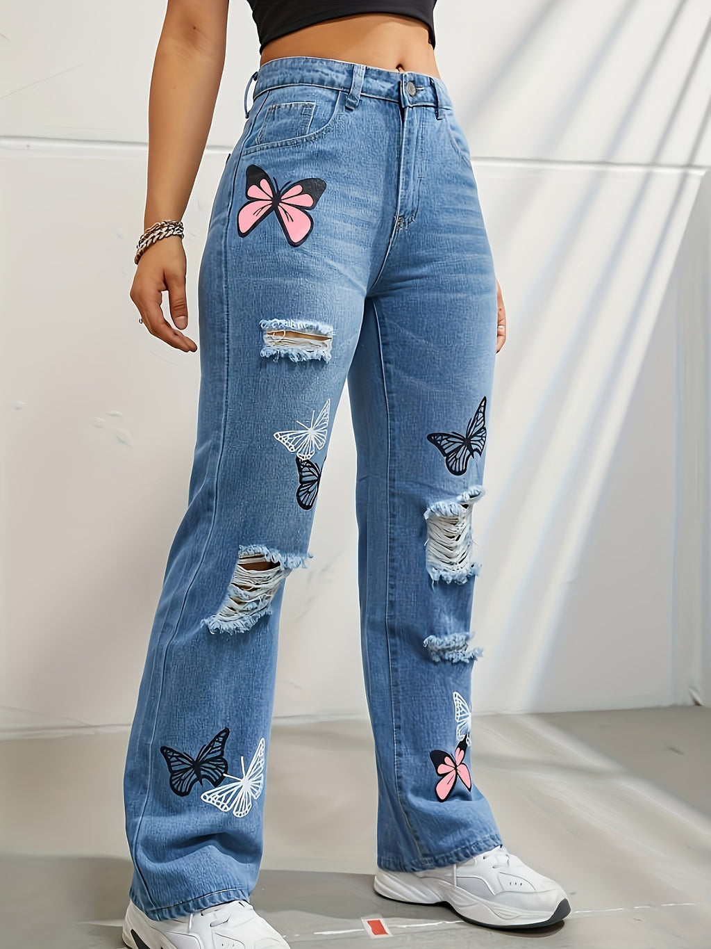 Skyline Butterfly Denim