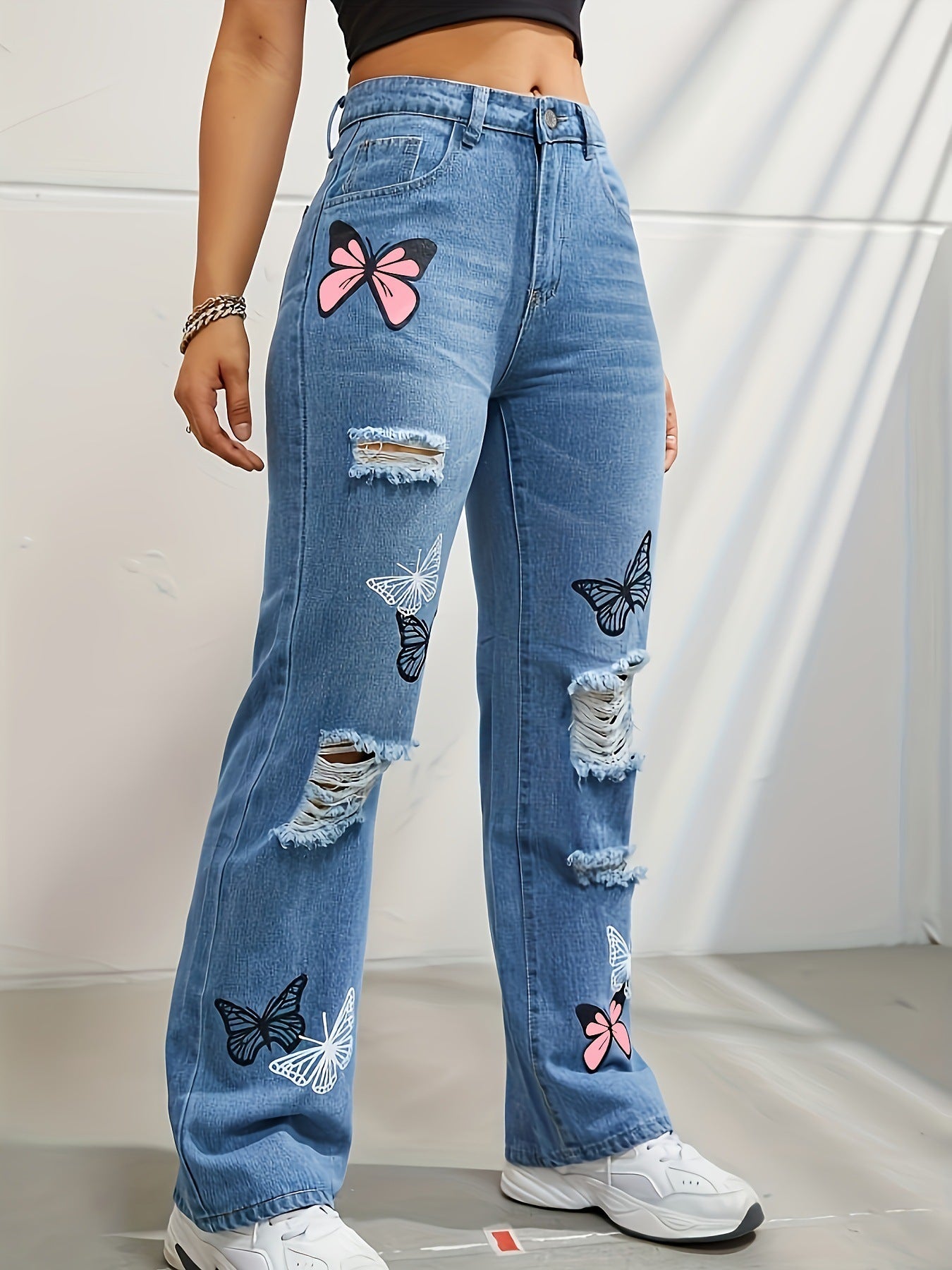 Skyline Butterfly Denim