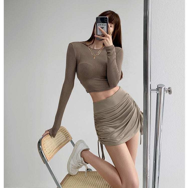 Aurora Pleated Mini Skirt