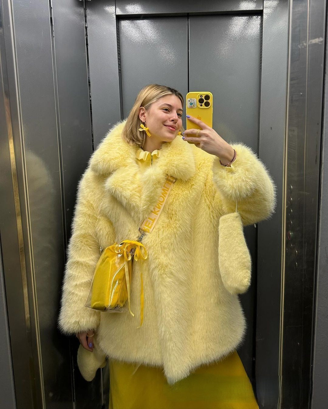 Warm furcoat