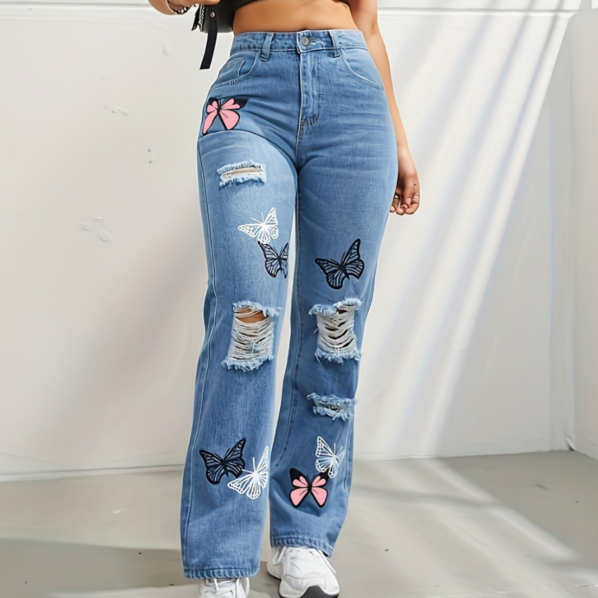 Skyline Butterfly Denim
