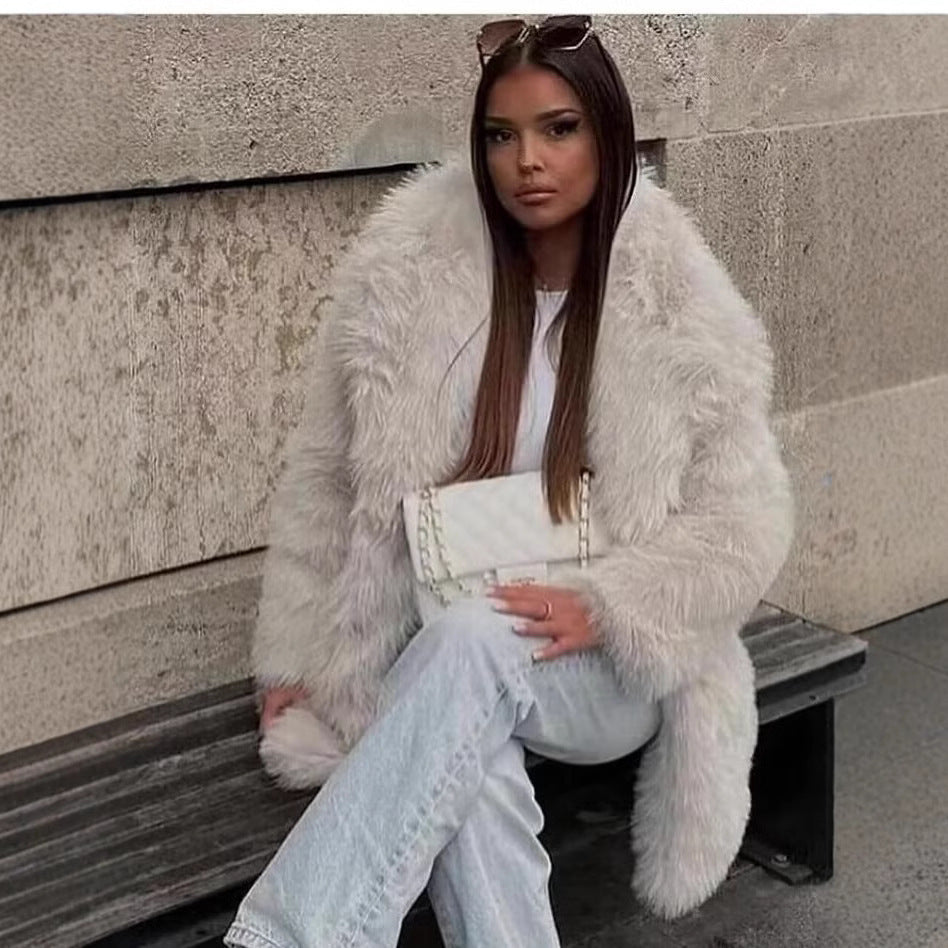 Warm furcoat