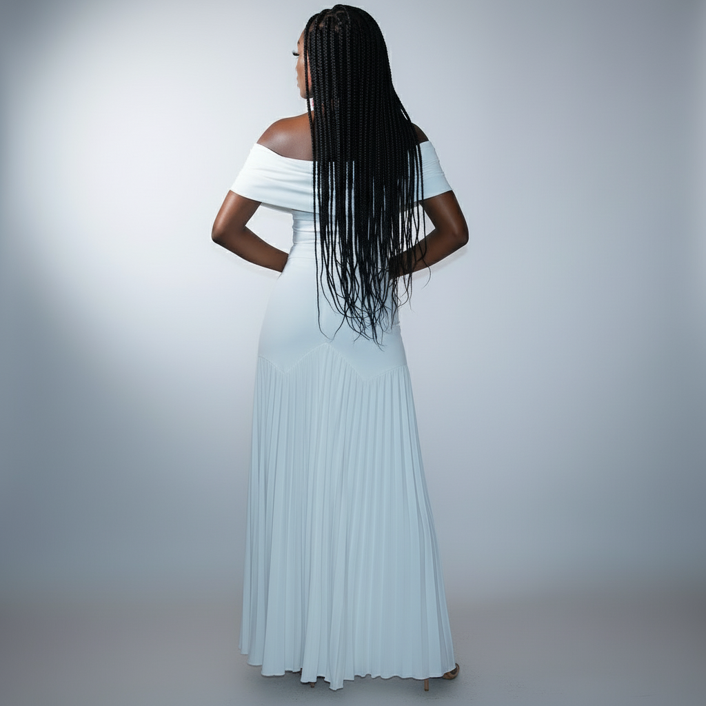 Lunaria Off-Shoulder Skirt Set.