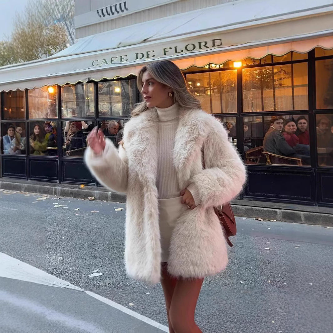 Warm furcoat