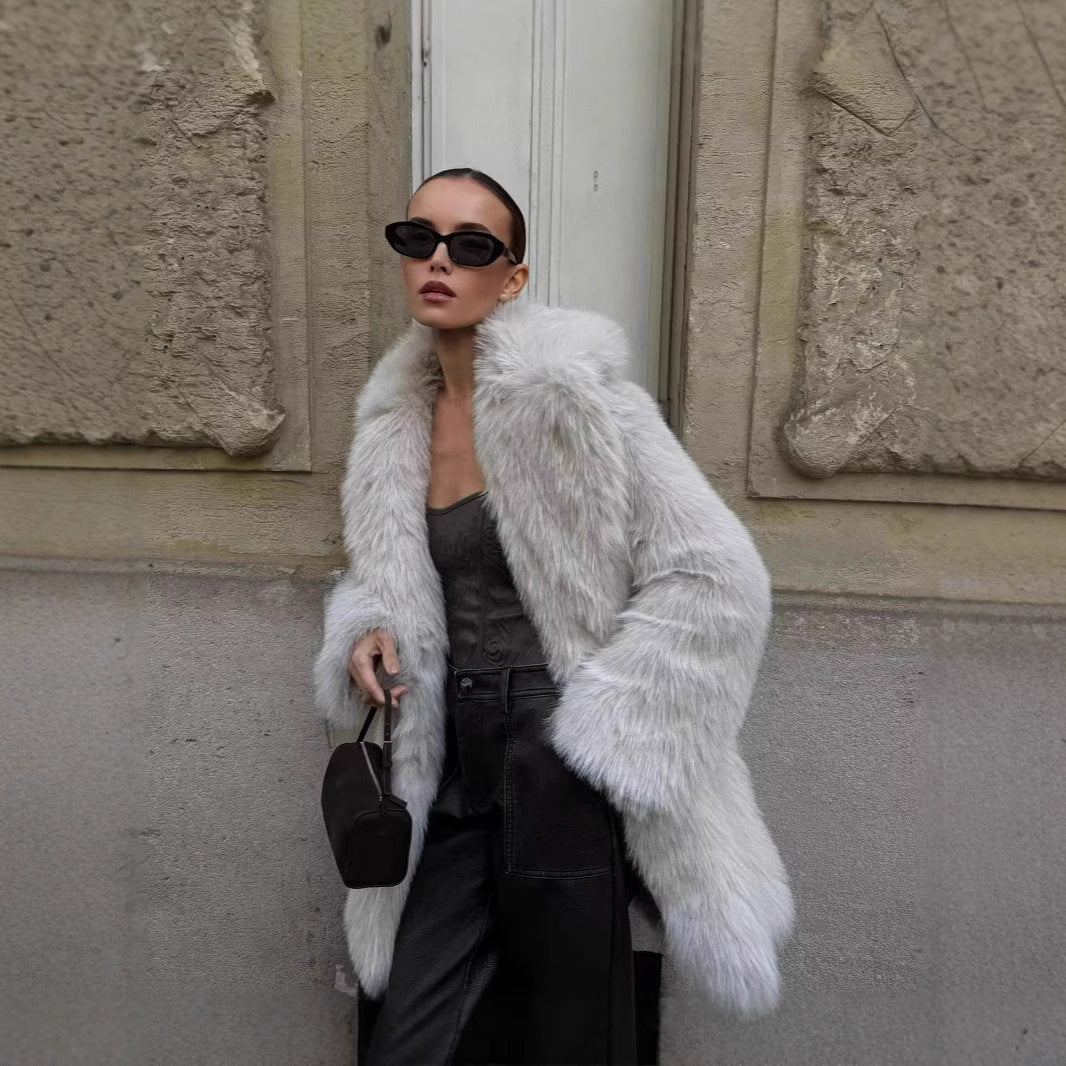 Warm furcoat