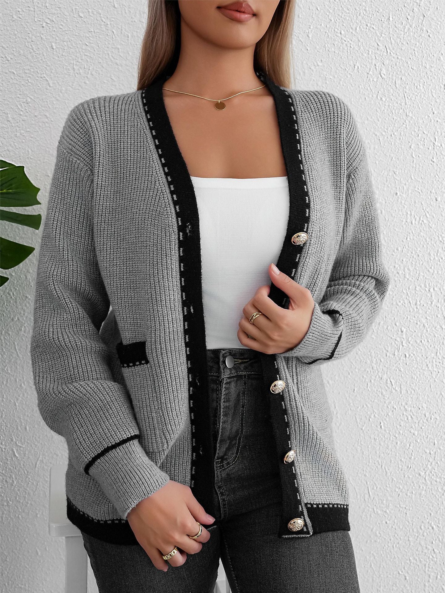Classy Knitted Cardigan