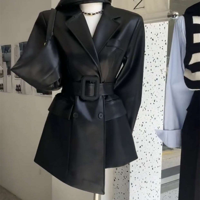 Retro Leather Coat