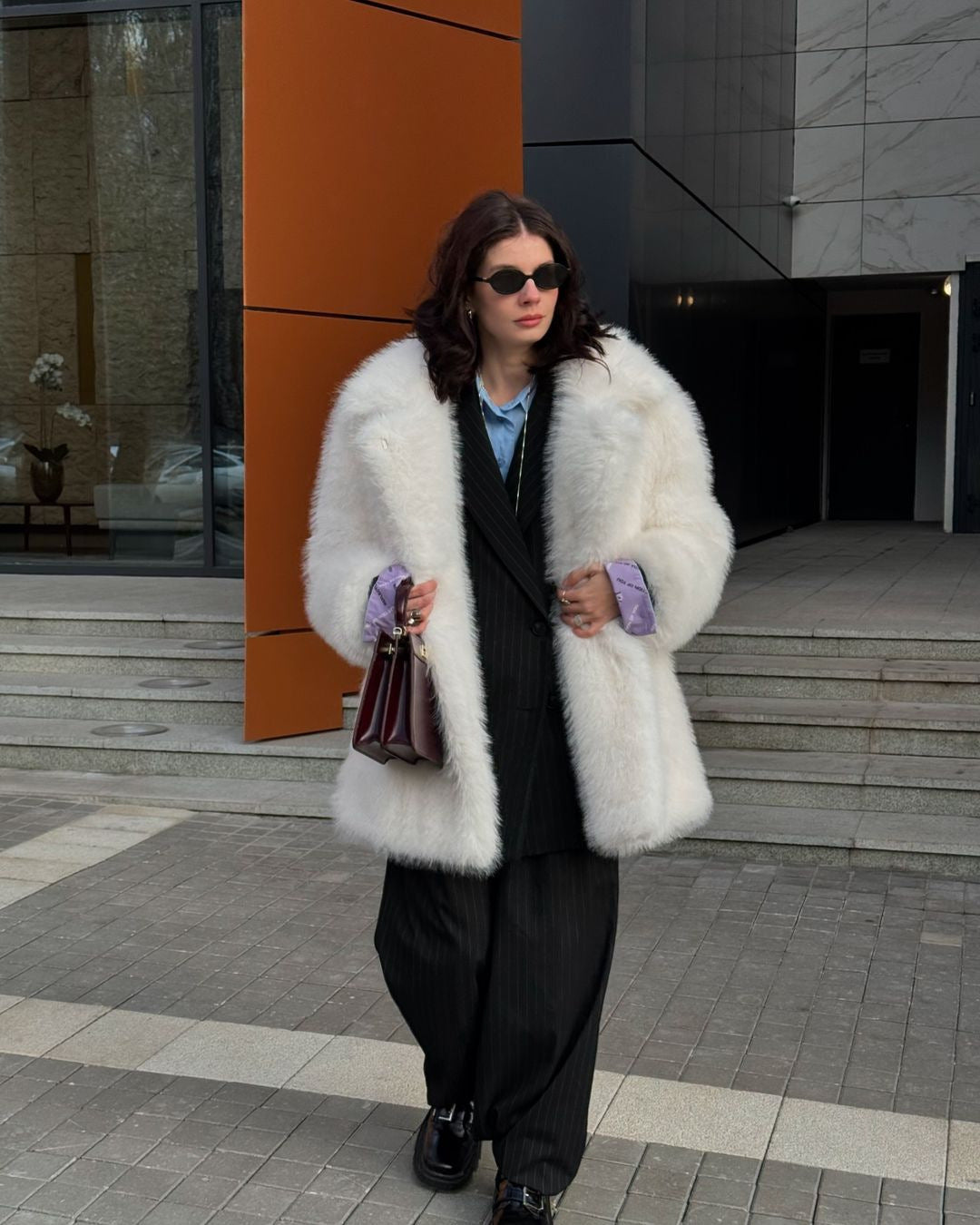 Warm furcoat